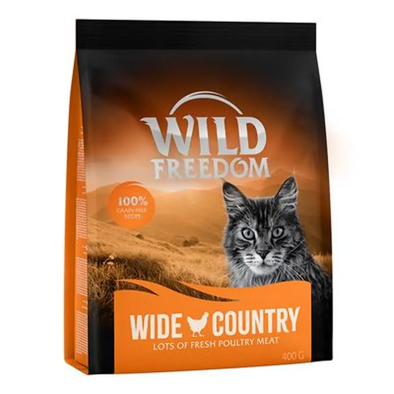 400g Wild Freedom Dry Cat Food - 15% Off! * - Adult Wide Country Sterilised - Poultry (400g)