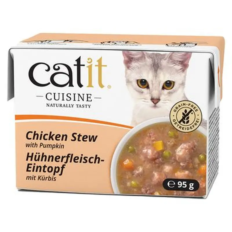Catit Cuisine Stew 12 x 95g - Chicken with Squash