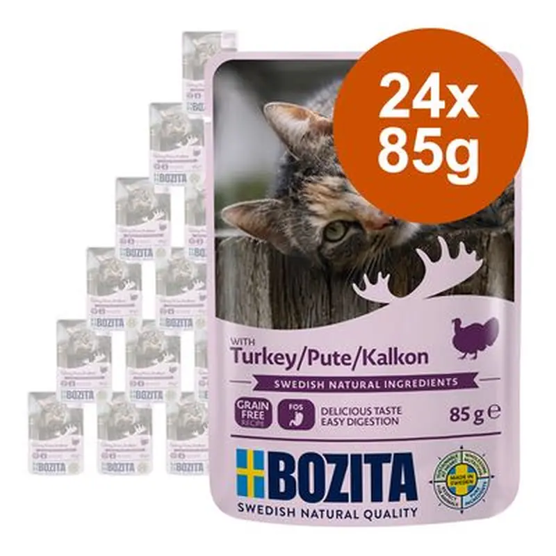 Bozita Chunks in Sauce Pouches Saver Packs 24 x 85g - Reindeer