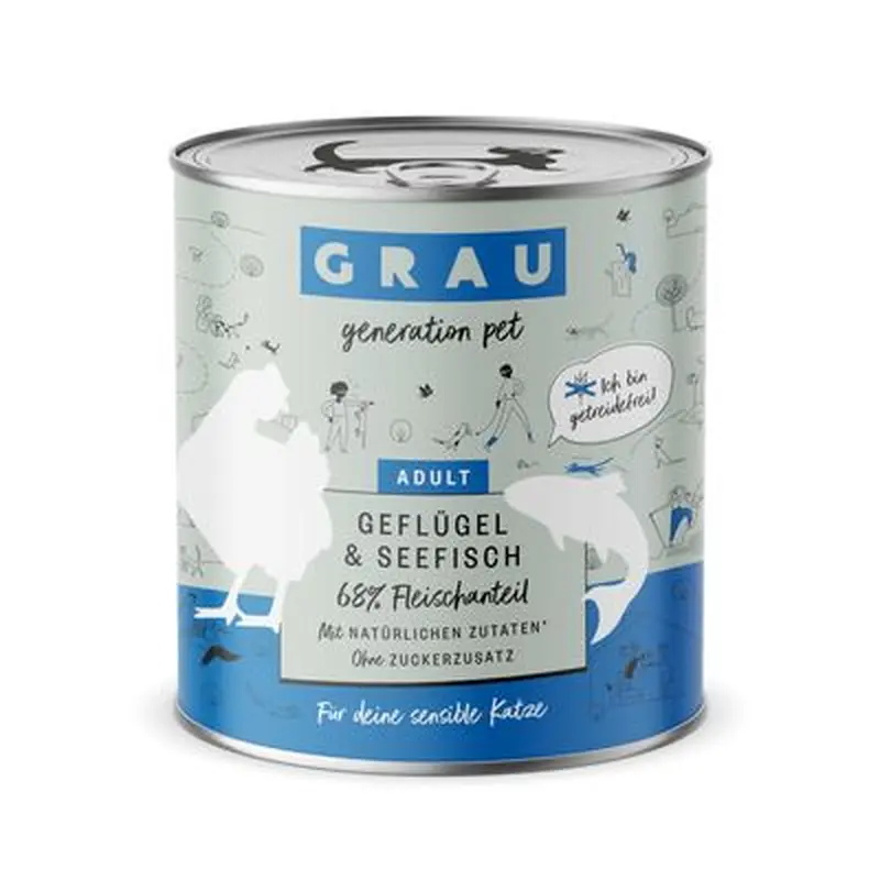 GRAU Gourmet Adult Grain-Free 6 x 800g - Chicken & Veal