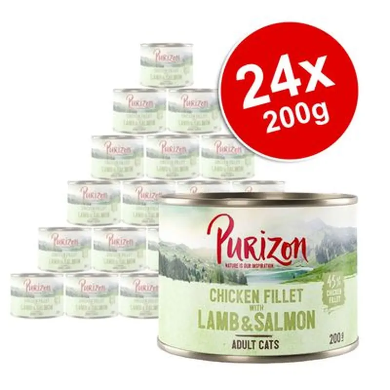 Purizon Adult Saver Pack 24 x 200g - Chicken Fillet with Salmon