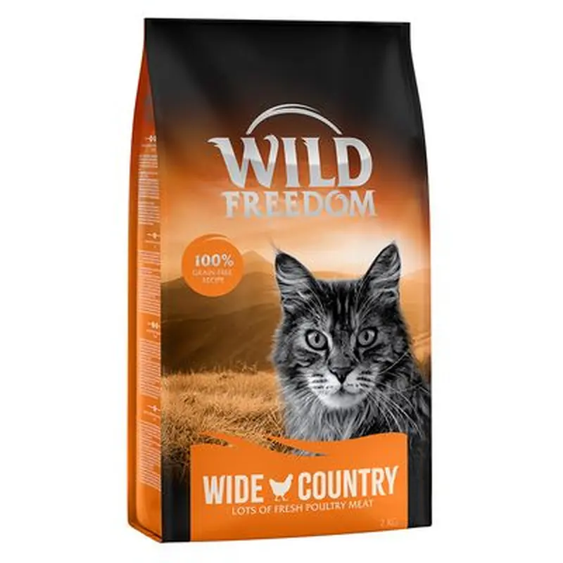 2kg Wild Freedom Dry Cat Food - Special Price! * - Adult "African Savannas" - Grain-Free (2kg)
