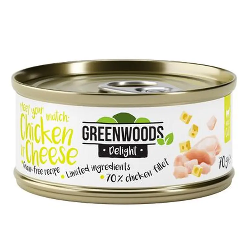 Greenwoods Delight Chicken Fillet with Cheese - Saver Pack: 48 x 70g