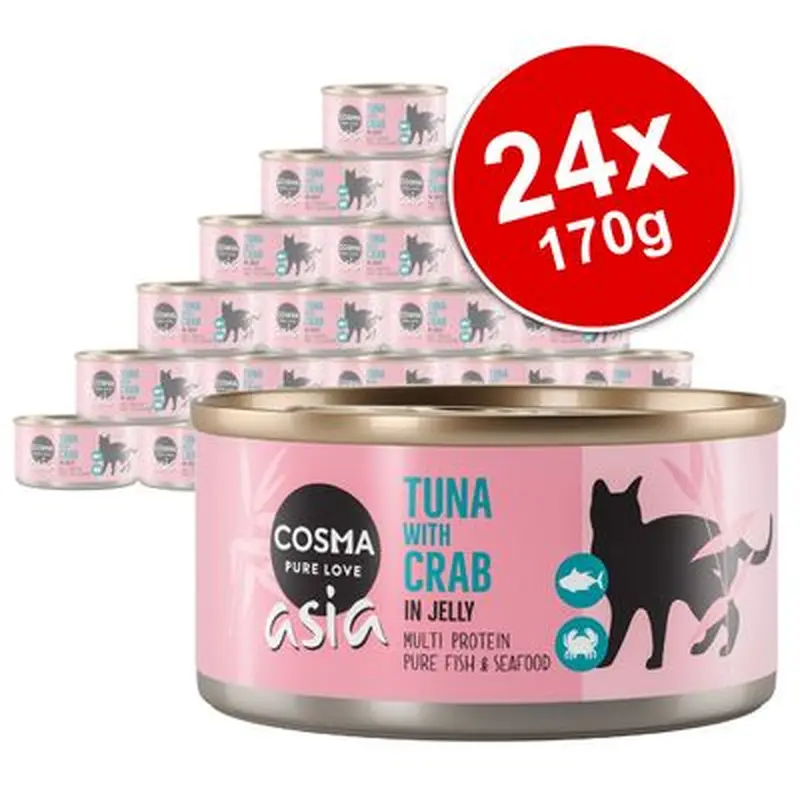 Cosma Asia in Jelly Saver Pack 24 x 170g - Chicken with Chicken Liver