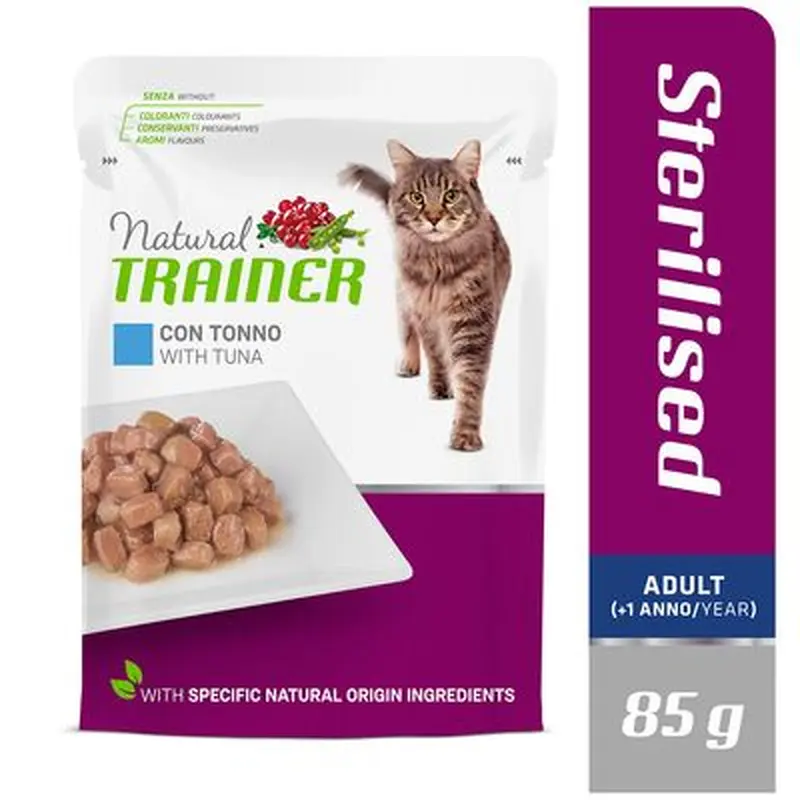Nova Foods Natural Trainer Adult Sterilised - Cod (12 x 85g)