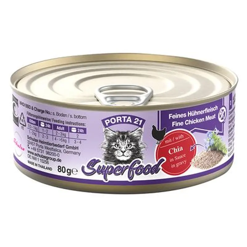 Porta 21 Superfood 6 x 80 g - Chicken with kiwi
