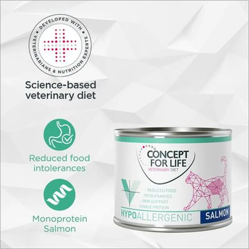 Concept for Life Veterinary Diet Hypoallergenic - Salmon - 6 x 185g