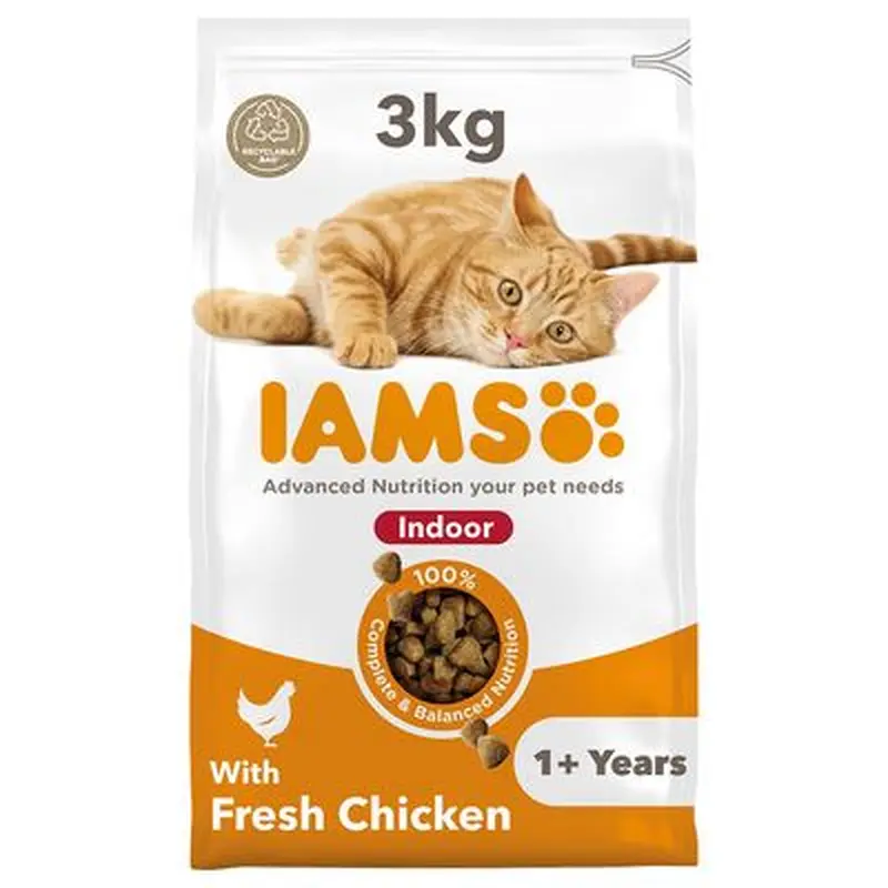 IAMS Advanced Nutrition Indoor Cat with Chicken - Economy Pack: 2 x 10kg