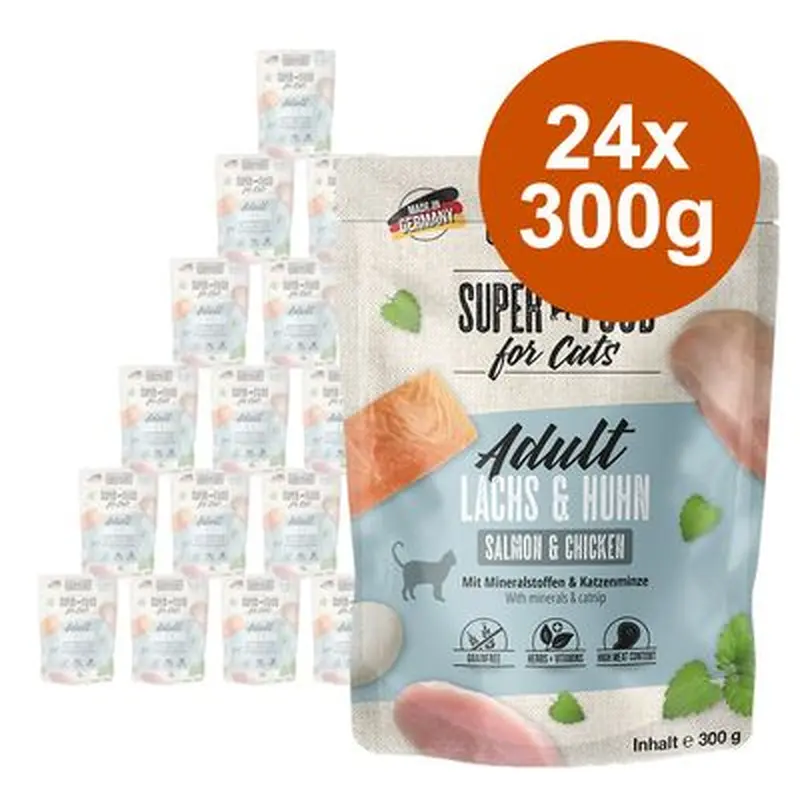 MAC's Adult Cat Pouch Saver Pack 24 x 300g - Rabbit & Poultry