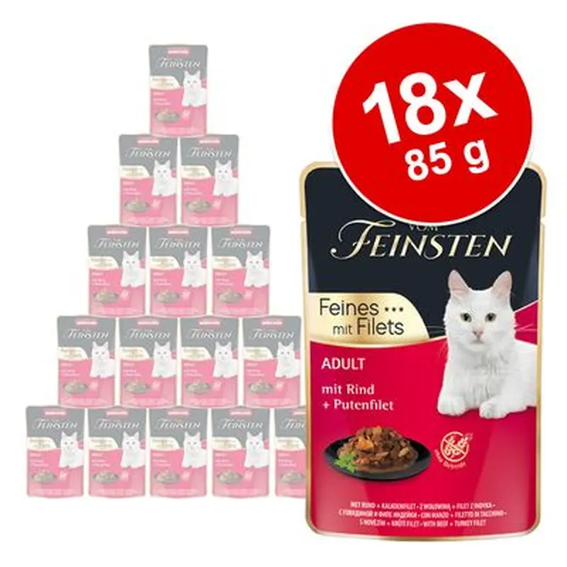 animonda vom Feinsten Adult 18 x 85g - Duck & Turkey Fillet
