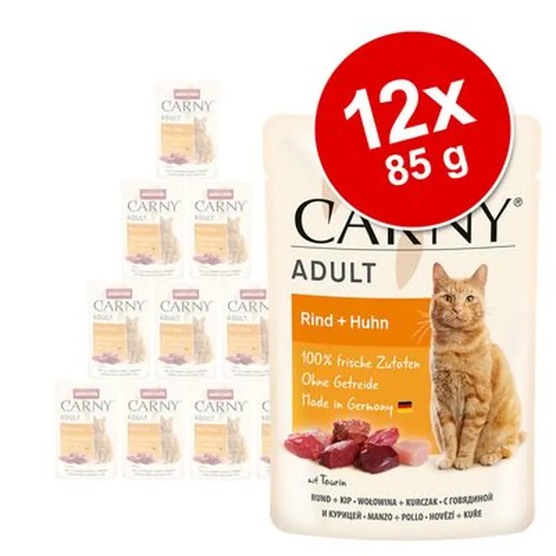 animonda Carny Pouch 12 x 85g - Chicken & Tuna