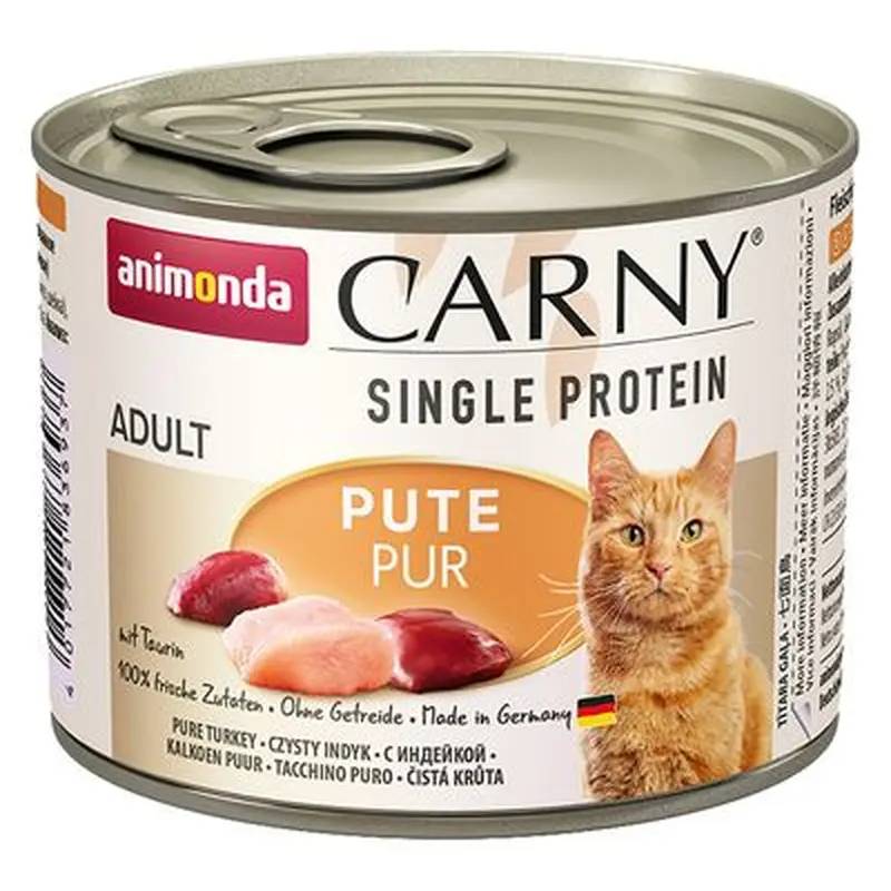 animonda Carny Single Protein Adult 6 x 200g - Saver Pack: Pure Beef (24 x 200g)