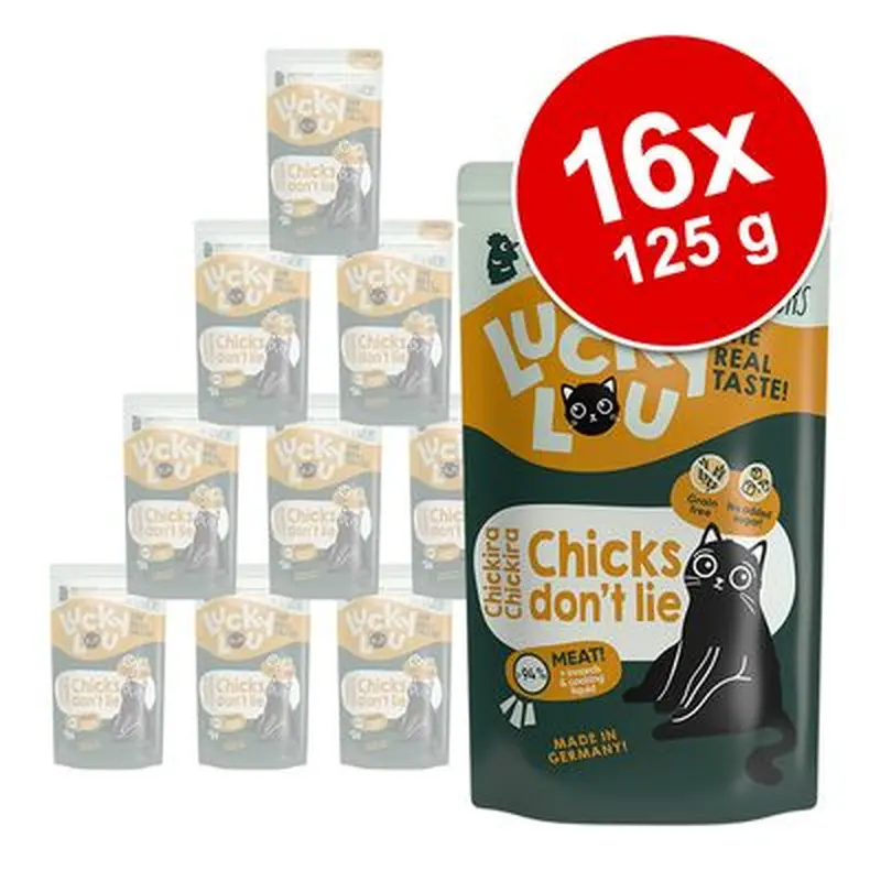 Lucky Lou Senior 16 x 125 g - Poultry