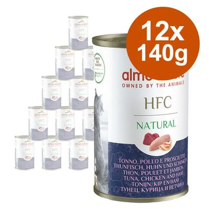 Almo Nature HFC Saver Pack 12 x 140g - Tuna, Chicken & Ham