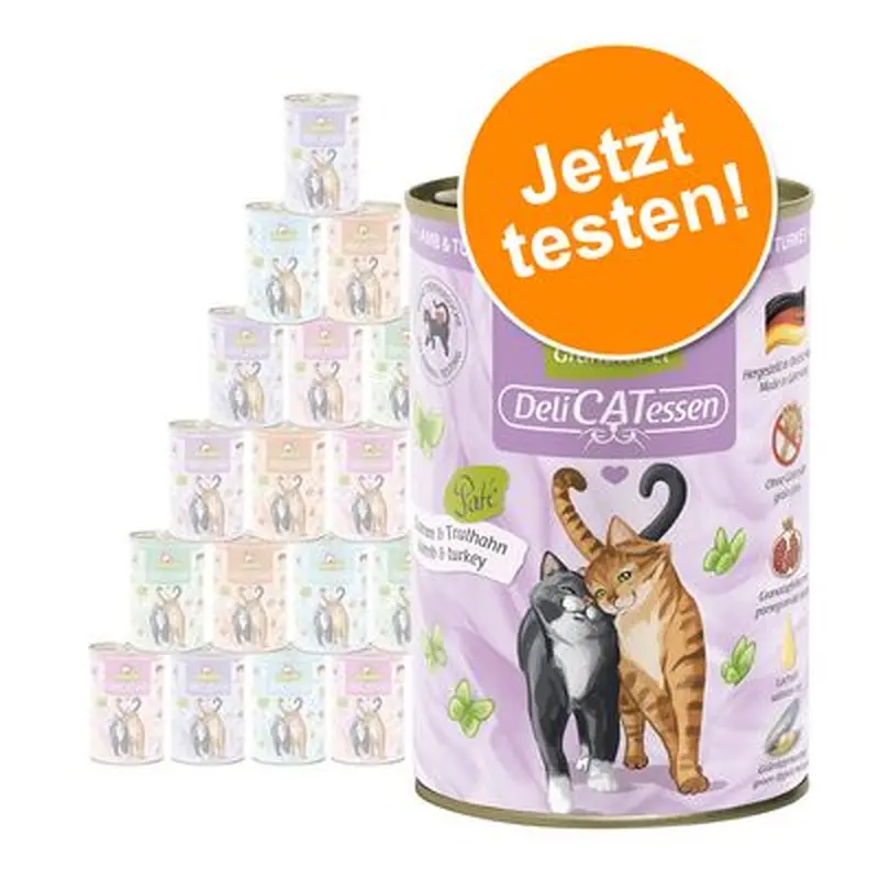 GranataPet DeliCatessen 24 x 400 g tasting pack - Salmon & turkey