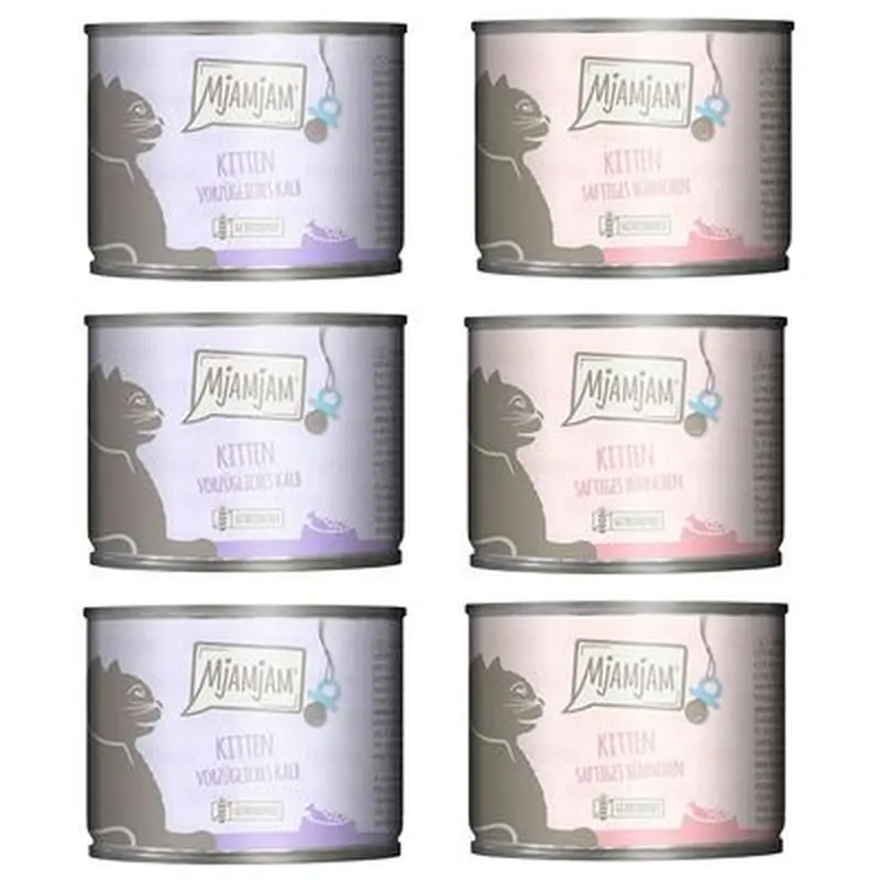 MjAMjAM Kitten 6 x 200g - Exquisite Veal