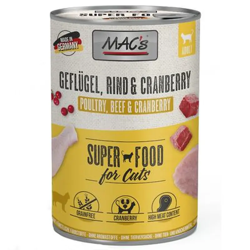 MAC's Cat 6 x 400g - Lamb & Turkey