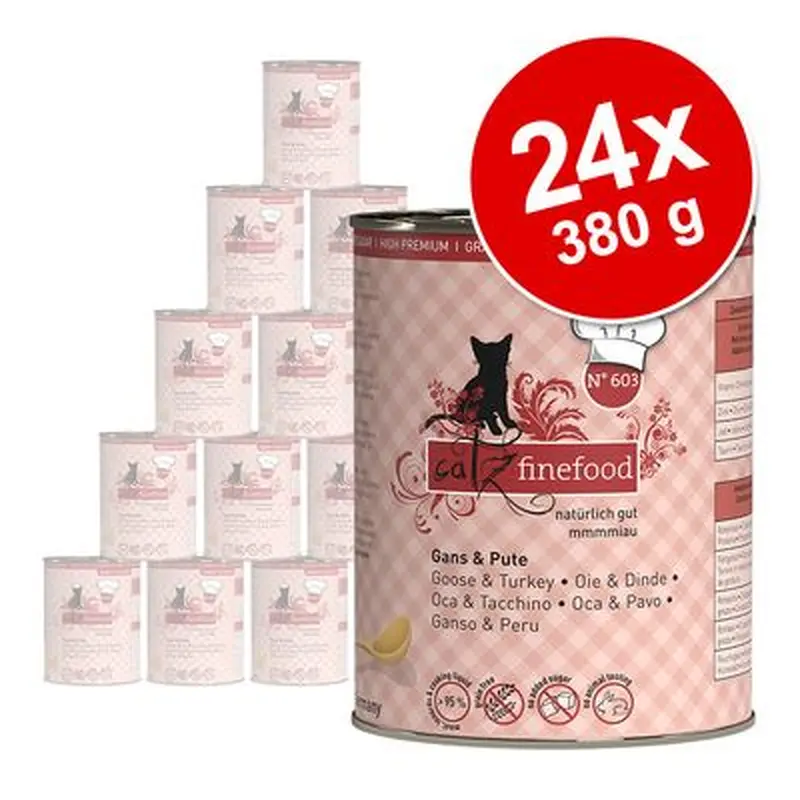 catz finefood Ragout Saver Pack 24 x 380g - Goose & Turkey