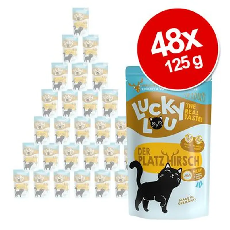Lucky Lou Adult Saver Pack 48 x 125g - Mix I: Tasty-Mix (4 varieties)