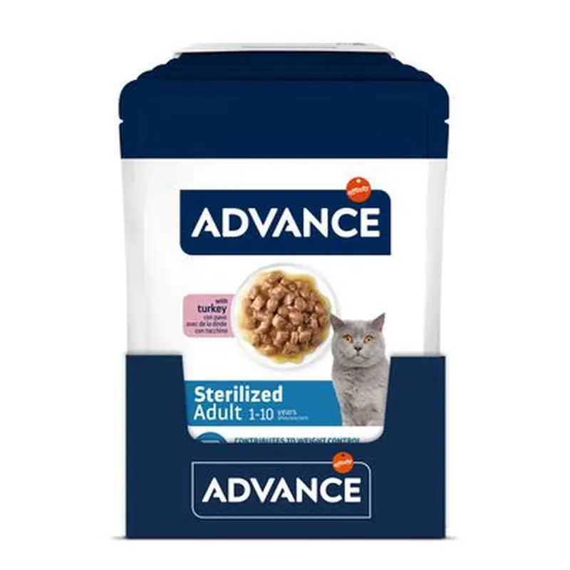 Advance Feline Sterilised Turkey - Saver Pack: 24 x 85g