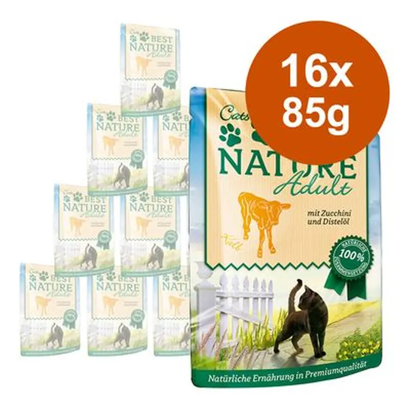Best Nature Cat Adult 16 x 85g - Rabbit with Chicken & Amaranth