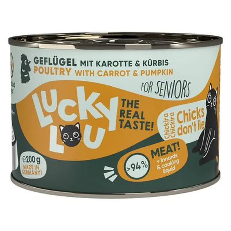 Lucky Lou Senior 6 x 200 g - Poultry