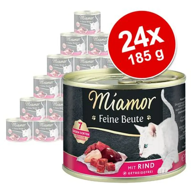 Saver Pack Miamor Feine Beute 24 x 185 g - Turkey