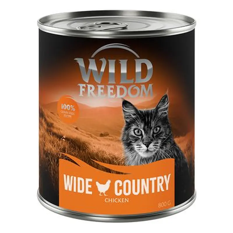 Wild Freedom Adult 6 x 800g - Mixed Pack (Chicken, Pollock, Rabbit)