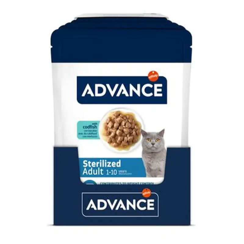 Advance Feline Sterilised Cod - 12 x 85g