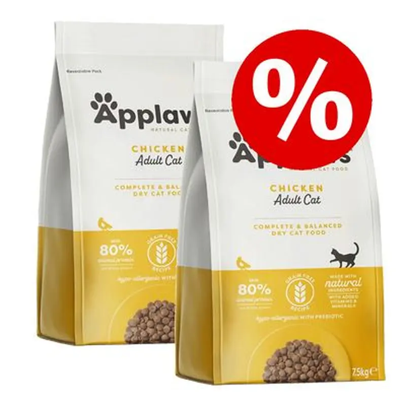 Applaws Cat Food Economy Packs - Adult Chicken & Duck (2 x 7.5kg)
