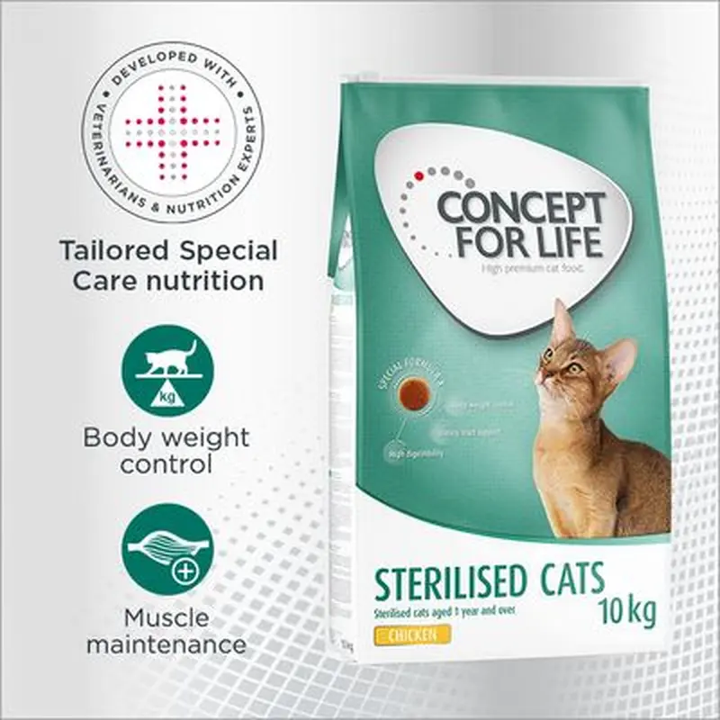 Concept for Life Sterilised Cats - Chicken - Economy Pack: 2 x 10kg