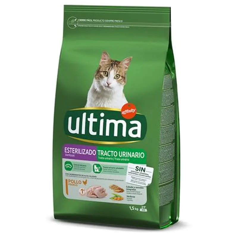 Ultima Cat Sterilised Urinary - Chicken - Economy Pack: 4.5kg (3 x 1.5kg)