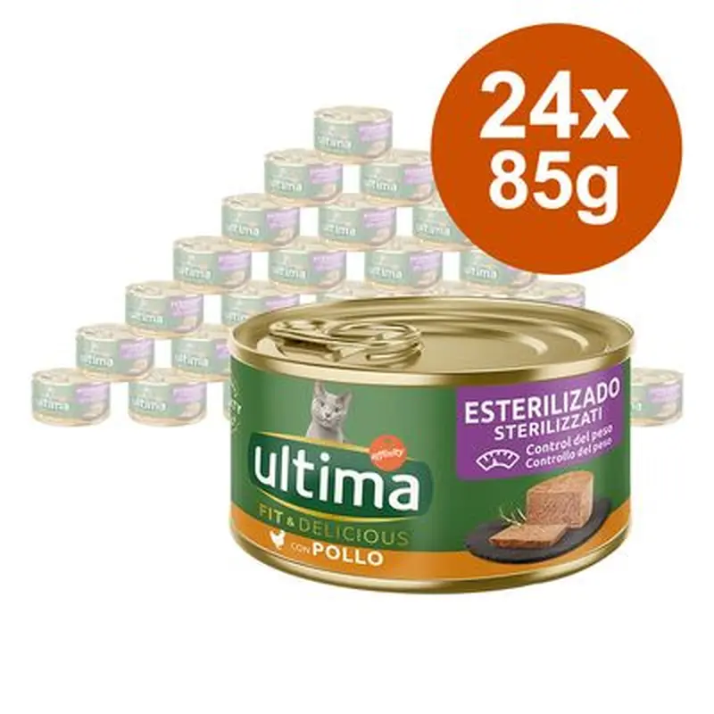 Ultima Fit & Delicious Sterilised Cat 24 x 85g - Chicken