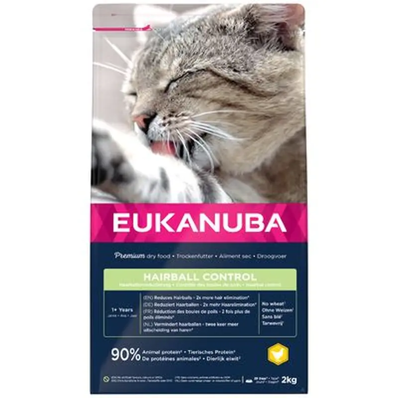 Eukanuba Hairball Control Adult - Economy Pack: 2 x 10kg