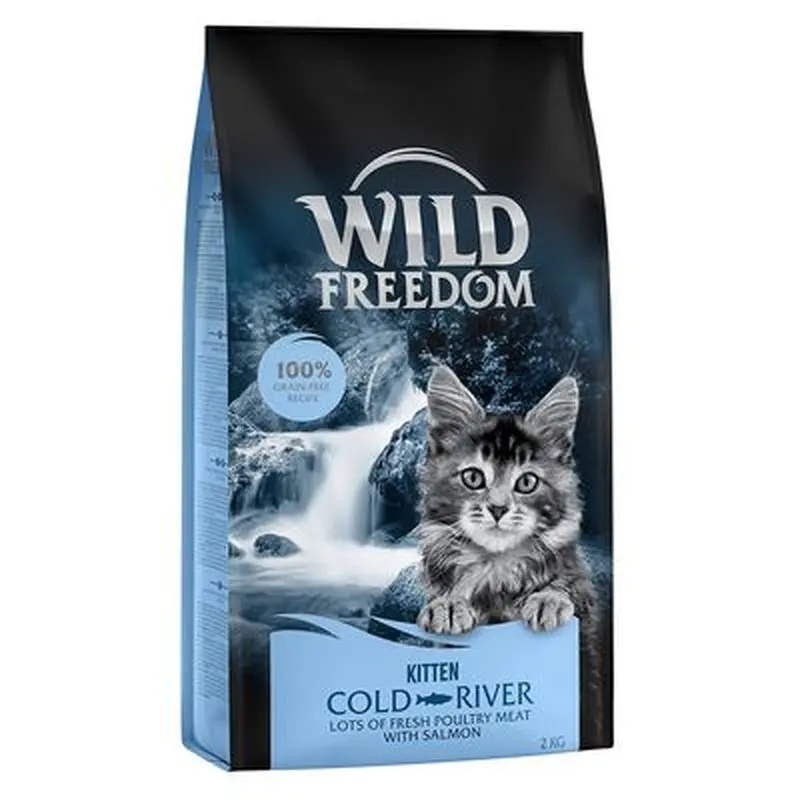 Wild Freedom Kitten \"Cold River\" Salmon - Grain-Free - Economy Pack: 2 x 6.5kg
