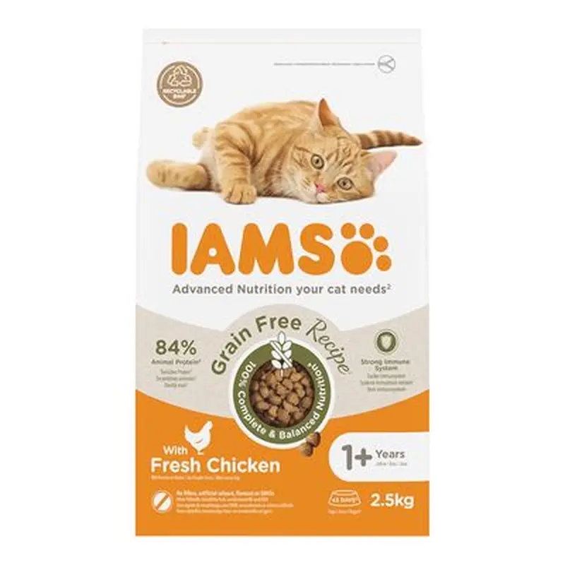 IAMS Advanced Nutrition Grain-Free with Chicken - Economy Pack: 2 x 7.5kg