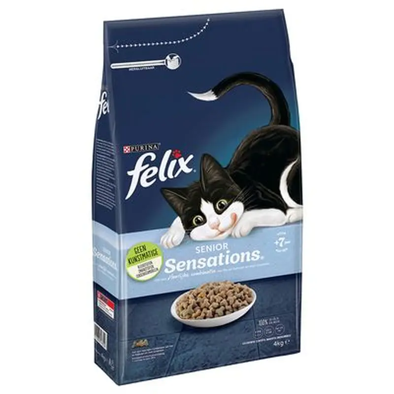 Felix Senior Sensations - Economy Pack: 2 x 4kg