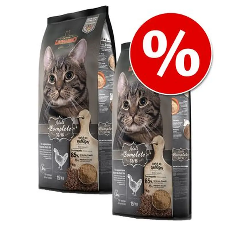 Leonardo Dry Cat Food Economy Packs - Adult Maxi Grain-Free (2 x 7.5kg)