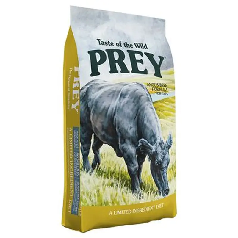6.8kg Taste of the Wild Dry Cat Food - 10% Off! * - Prey Angus Beef Feline (6.8kg)