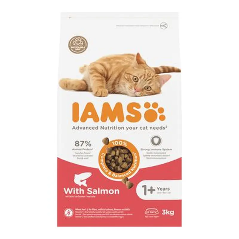 IAMS Advanced Nutrition Adult Cat with Salmon - 3kg