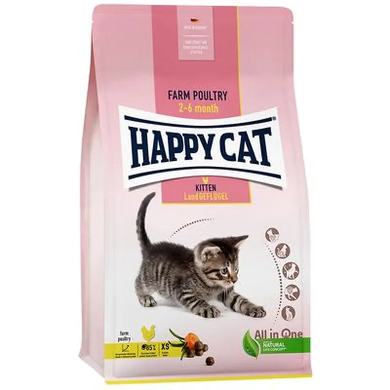 Happy Cat Young Kitten Country Poultry - 4kg
