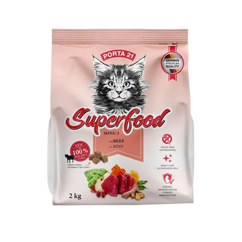 Porta 21 Superfood Menu 3  Beef - Economy Pack: 2 x 2kg