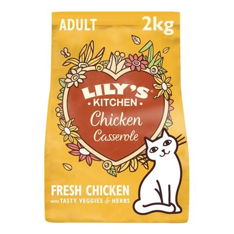Lily's Kitchen Chicken Casserole Dry Cat Food - 800g