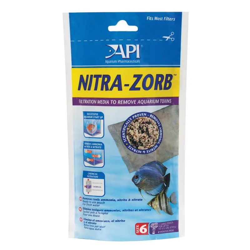 API NITRA-ZORB Aquarium Filter Media Size 6 1 Pack