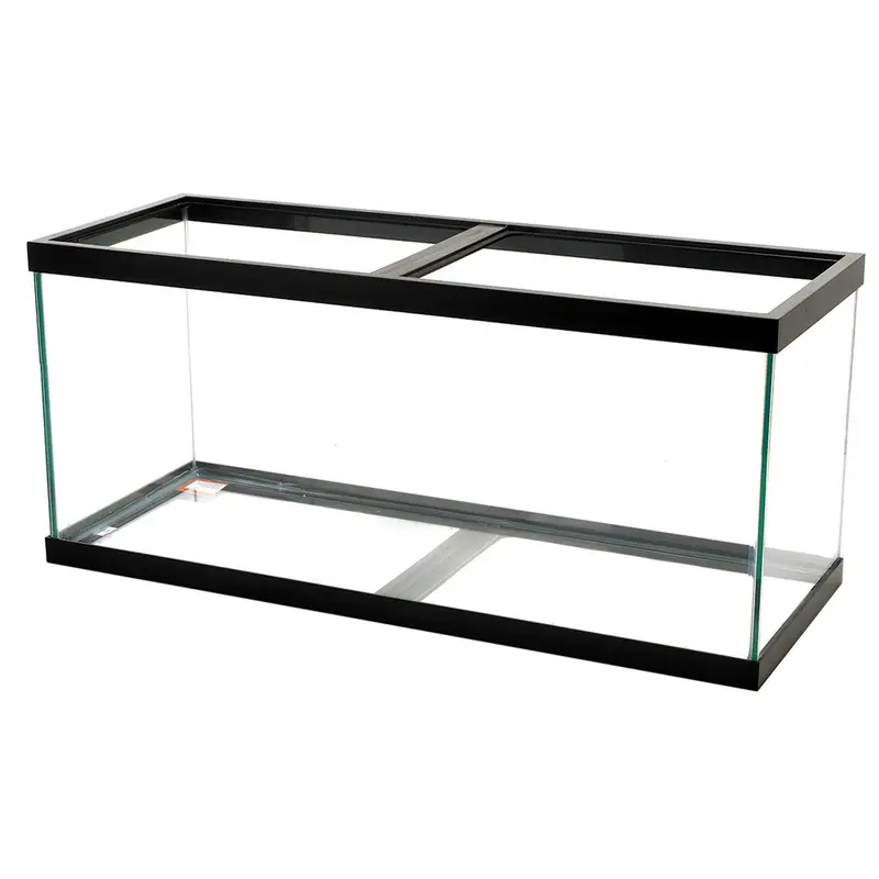 Aqueon Standard Glass Rectangle Aquarium Clear Silicone Black 75 SD-3