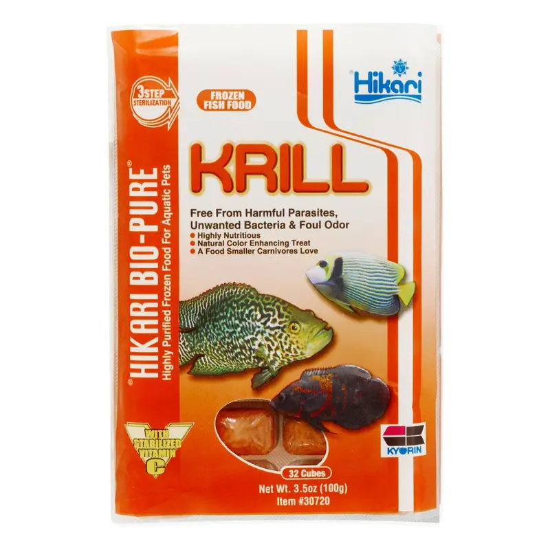 Hikari Bio-Pure Frozen Krill Fish Food 3.5 oz SD-5