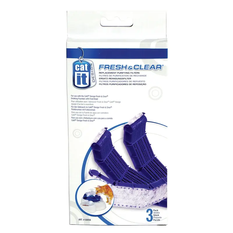 Catit Design Fresh & Clear Purifying Filters - 3-pack - 50056