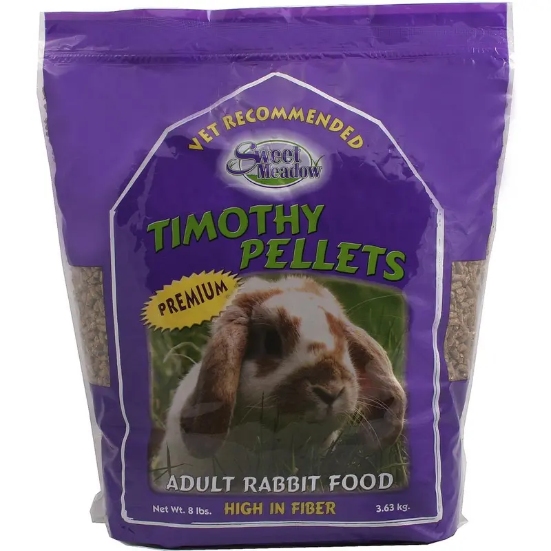 Sweet Meadow Farm All Timothy Rabbit Pellets Food 8 lb