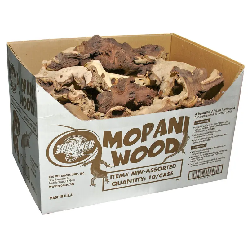 Zoo Med African Mopani Wood Brown 10ct