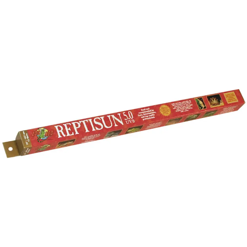 Zoo Med ReptiSun 5.0 UVB T8 Fluorescent Lamp White 18 in